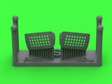 1/72 P-51 Mustang car.air filter cover std. for Eduard