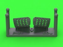 1/72 P-51 Mustang carbur.air fil.cover RAF 1 for Eduard