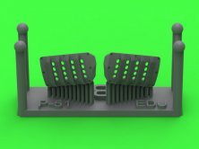 1/72 P-51 Mustang carbur.air fil.cover RAF 2 for Eduard