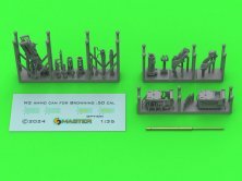 1/35 Browning M2HB 12,7mm MG on tank mount WWII
