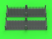 1/35 Belt link & empty shells Browning M2 .50 cal MG