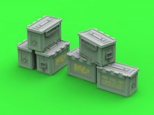 1/35 M2 ammunition cans for Browning M2 closed