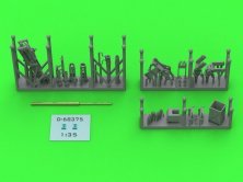 1/35 Browning M2HB .50 cal on tank mount early