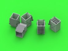 1/35 Early small 50 round ammunition cans OPENED