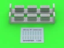 1/35 M1 ammunition cans Browning M1919 CLOSED 6x