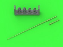 1/72 German WWII 1,4m rod antenna