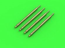 1/72 MG-34 Panzerlauf German machine gun barrels armored cooling
