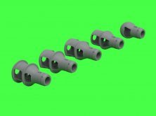 1/72 Muzzle brakes for 7,5cm PaK/KwK/StuK 40
