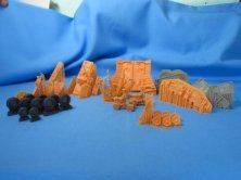 1/48 B-1B Lancer Landing gears with wheels bay for Revell