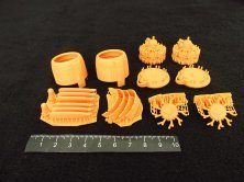 1/48 Lockheed PV-1 Ventura Cowlings and engines for Revell, Acad