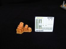 1/48 Martin B-26B Marauder seats x 2 with seatbelts