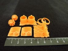 1/72 Gotha Go-244B Cowlings and engines for Italeri