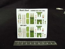 1/32 BAe Harrier GR.3, GR.7, GR.9 Seat belts for Trumpeter