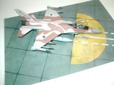 1/144 Modern IAF HAS/Hardened Aircraft Shelter Tarmac single
