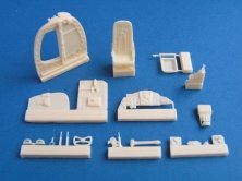 1/48 Vickers Wellington Mk.IC Cockpit Set (TRUMP)