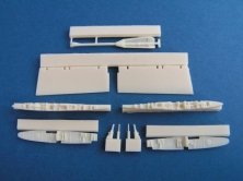 1/48 Seahawk fold hinge and arrestor hook for Trumpeter