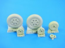 1/32 Mikoyan MiG-21 early version wheels