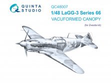 1/48 Vacu Canopy for LaGG-3 Series 66 for Zvezda
