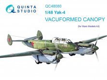 1/48 Vacu canopy for Yak-4