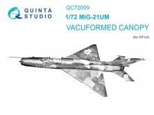 1/72 Vacu canopy for MiG-21UM KP