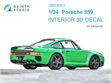 1/24 Porsche 959 Interior for Tamiya