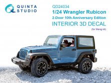 Quinta Studio Jeep Wrangler Rubicon 10e Ann. 1/24 Meng