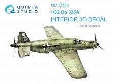1/32 Do 335A Interior on decal paper for HK models