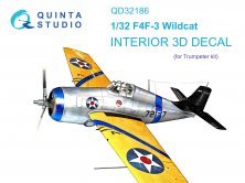 1/32 F4F-3 Wildcat Interior for Trumpeter