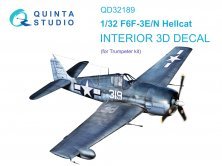 1/32 F6F-3E/N Hellcat Interior for Trumpeter