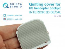 1/32 Quilting cover for US helicopter cockpit. Interior for All