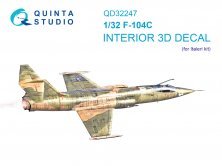1/32 F-104C color Interior for Italeri