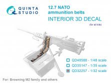 1/32 NATO 12.7 ammunition belts All kits