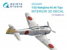 1/32 Nakajima Ki-44 Tojo  & color interior for Hasegawa