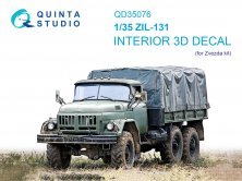 Quinta Studio ZIL-131 Int�rieur 3D 1/35 pour Zvezda