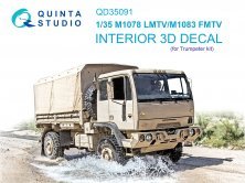 1/35 M1078 LMTV/M1083 Fmtv 3D interior for Trumpeter