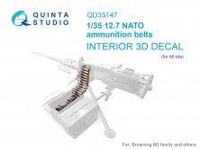 1/35 NATO 12.7 ammunition belts All kits