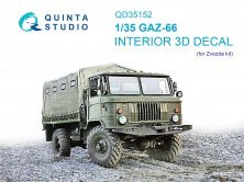 1/35 GAZ-66 Interior for Zvezda