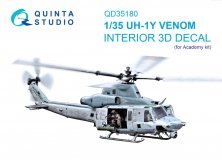 Quinta Studio 1/35 UH-1Y Int�rieur 3D couleur ACAD