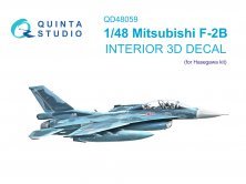 1/48 Mitsubishi F-2B Interior for Hasegawa