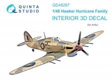 1/48 Hawker Hurricane family Interior on decal paper for Airfix
