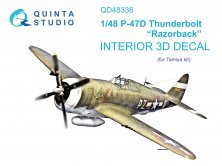1/48 P-47D Thunderbolt Razorback Interior for Tamiya