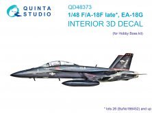 1/48 F/A-18F late / EA-18G Interior for Hobby Boss