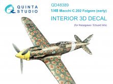 1/48 Macchi C.202 Folgore Early Interior for Hasegawa/Eduard