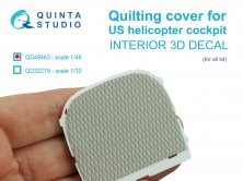 1/48 Quilting cover for US helicopter cockpit