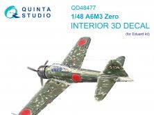 1/48 A6M3 Zero Interior for Eduard