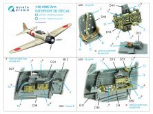 1/48 A6M2 Zero Nakajima Production Interior for Eduard