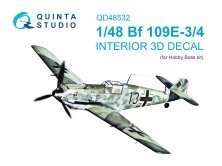 1/48 Messerschmitt Bf-109E-3/4 Interior for Hobby Boss