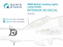 1/48 Lamp holder for WWII British landing lights