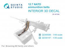 1/48 NATO 12.7 ammunition belts