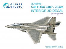1/48 F-15C Late/F-15J Late  & color interiorfor Hasegawa